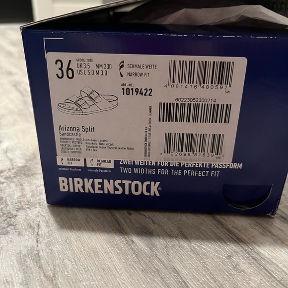 Birkenstock Arizona Split in Sandcastle-Narrow ❤️😊❤️ - Picture 4 of 7